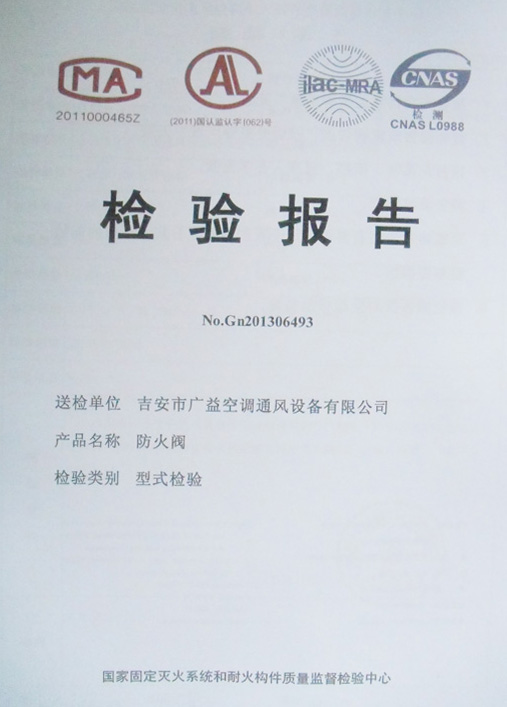 檢驗(yàn)報告