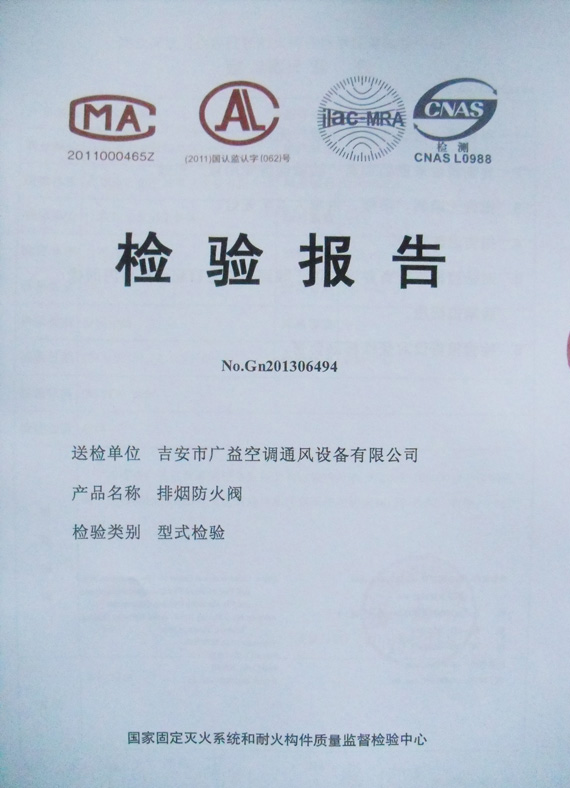 檢驗(yàn)報告
